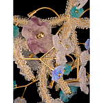 Люстра круглая с цветочным декором Miscellaneous herbs варинант исполнения - 2 | Loft Concept в Нижнем Новгороде