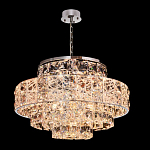 Люстра хрустальная в неоклассическом стиле на серебристом каркасе Majesty варинант исполнения - 1 | Loft Concept в Нижнем Новгороде