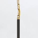 Подвесной светильник с плафоном в форме плоского купола и белой шарообразной лампой Eurofase варинант исполнения - 6 | Loft Concept в Нижнем Новгороде