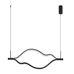 Подвесной светильник волнообразный изогнутый на двух тросах 123 см Spiral Lighting варинант исполнения - 4 | Loft Concept в Нижнем Новгороде