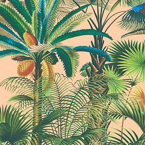 Обои ручная роспись Palmetum Tangerine