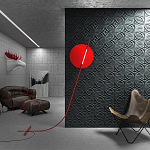 Гипсовая 3D Панель M-37 варинант исполнения - 2 | Loft Concept в Нижнем Новгороде