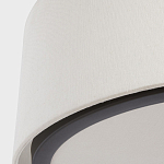 Потолочный светильник с круглым хлопковым абажуром Frosted Diffuser варинант исполнения - 3 | Loft Concept в Нижнем Новгороде