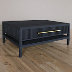 Кофейный стол Primo с двумя ящиками Черный дуб варинант исполнения - 1 | Loft Concept в Нижнем Новгороде