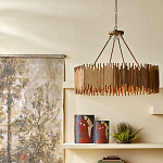 Люстра с абажуром из ротанга Wicker Furniture варинант исполнения - 4 | Loft Concept в Нижнем Новгороде