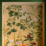 Обои ручная роспись Four Seasons Original colourway on painted Xuan paper with gold ombre варинант исполнения - 1 | Loft Concept в Нижнем Новгороде