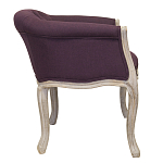 Кресло низкое в стиле прованс Louis French Armchair violet flax варинант исполнения - 1 | Loft Concept в Нижнем Новгороде
