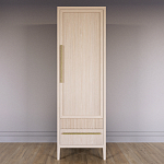 Узкий Шкаф Primo с 2 выдвижными ящиками Светлый дуб варинант исполнения - 2 | Loft Concept в Нижнем Новгороде