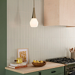 Подвесной светильник каплевидной формы с комбинированным плафоном из стали и белого матового стекла Kichler варинант исполнения - 15 | Loft Concept в Нижнем Новгороде