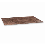 Стол обеденный с коричневой прямоугольной столешницей из керамики на четырех пластиковых ножках Brown Ceramics варинант исполнения - 3 | Loft Concept в Нижнем Новгороде