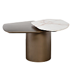 Столик журнальный Promontory с мрамором варинант исполнения - 1 | Loft Concept в Нижнем Новгороде