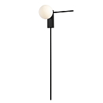 Бра с белым шарообразным плафоном и черным минималистичным каркасом Direct Rays варинант исполнения - 2 | Loft Concept в Нижнем Новгороде