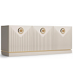 ТВ-тумба с 3-мя фактурными дверцами Satin Furniture варинант исполнения - 1 | Loft Concept в Нижнем Новгороде