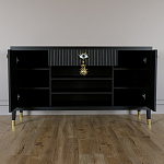Комод-буфет Elsa Dreams Black с открытыми полками   варинант исполнения - 3 | Loft Concept в Нижнем Новгороде