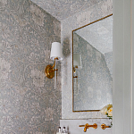 Зеркало прямоугольное в фактурной золотой раме Reflective Fabric варинант исполнения - 4 | Loft Concept в Нижнем Новгороде