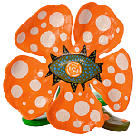 Декоративная статуэтка Yayoi Kusama Flowers that Bloom at Midnight Orange варинант исполнения - 1 | Loft Concept в Нижнем Новгороде