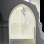 Встраиваемый в стену гипсовый светильник под покраску с эффектом разрушенной стены Antiquity Athena варинант исполнения - 9 | Loft Concept в Нижнем Новгороде