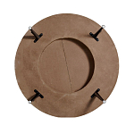 Журнальный столик с круглой фактурной столешницей из натурального дерева Vortex варинант исполнения - 3 | Loft Concept в Нижнем Новгороде