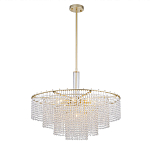 Люстра многоярусная с каскадами кристаллов Crystal Rains варинант исполнения - 3 | Loft Concept в Нижнем Новгороде