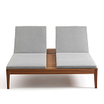 Шезлонг двухместный из эвкалипта Sunset варинант исполнения - 3 | Loft Concept в Нижнем Новгороде