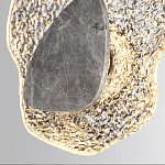 Бра с волнообразным стеклянным плафоном и вставкой из мрамора Liquid Stone варинант исполнения - 5 | Loft Concept в Нижнем Новгороде