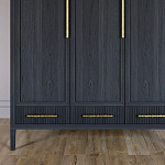 Большой Шкаф Primo Черный дуб с 3 дверьми и 3 выдвижными ящиками варинант исполнения - 2 | Loft Concept в Нижнем Новгороде