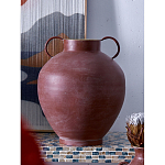 Ваза бордовая с 2-мя фактурными ручками Vase Burgundy Glaze варинант исполнения - 5 | Loft Concept в Нижнем Новгороде