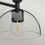 Люстра с 3-мя прозрачными полусферическими плафонами из стекла Alora Mood варинант исполнения - 9 | Loft Concept в Нижнем Новгороде