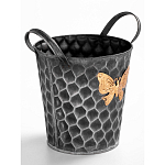 Железное кашпо Gold butterfly design варинант исполнения - 3 | Loft Concept в Нижнем Новгороде