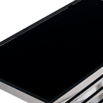 Столик журнальный с черной стеклянной столешницей Embodiment of Contemporary Art  варинант исполнения - 2 | Loft Concept в Нижнем Новгороде