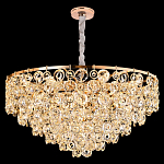 Люстра каскадная с подвесками в форме колец Galaxy of Light варинант исполнения - 7 | Loft Concept в Нижнем Новгороде