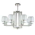 Люстра с 8-ю цилиндрическими плафонами из стекла Laurent варинант исполнения - 7 | Loft Concept в Нижнем Новгороде