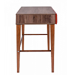 Стол письменный из массива бука с 2-мя ящиками красный Wenge Light варинант исполнения - 2 | Loft Concept в Нижнем Новгороде