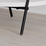 Стол приставной с 2-мя круглыми белыми столешницами ESSEL SIDE TABLE WHITE варинант исполнения - 3 | Loft Concept в Нижнем Новгороде