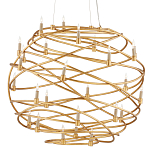 Люстра золотая в форме спирали Fancy Pattern варинант исполнения - 2 | Loft Concept в Нижнем Новгороде