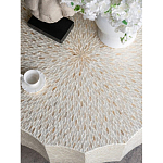 Стол кофейный с отделкой раковинами устриц Coastal Charm варинант исполнения - 5 | Loft Concept в Нижнем Новгороде