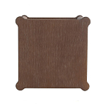 Приставной столик деревянный с резными ножками и нижней полкой Vintage Side Table Brown Wood варинант исполнения - 2 | Loft Concept в Нижнем Новгороде