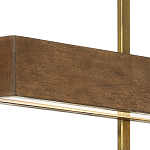 Люстра линейная прямоугольная Wooden Straight Shapes варинант исполнения - 1 | Loft Concept в Нижнем Новгороде