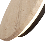 Бра с круглым плафоном из травертина Shaw Marble Lighting варинант исполнения - 2 | Loft Concept в Нижнем Новгороде