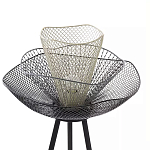 Торшер с трехъярусным плафоном из металлической сетки Metal Mesh Floor Lamp варинант исполнения - 4 | Loft Concept в Нижнем Новгороде