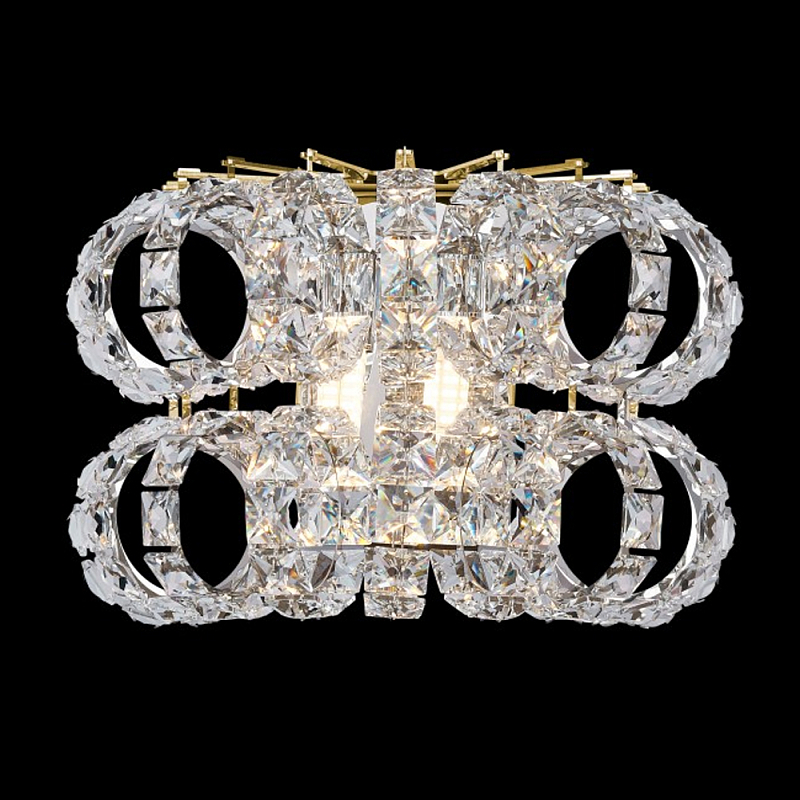 Бра с россыпью хрусталя Perfection of Diamonds Золотой Прозрачный Хром Бра с россыпью хрусталя Perfection of Diamonds Золотой Прозрачный Хром в Нижнем Новгороде | Loft Concept