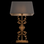 Настольная лампа на ажурном чугунном основании с серым абажуром Openwork Lamp варинант исполнения - 4 | Loft Concept в Нижнем Новгороде