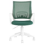 Офисное кресло с основанием из белого пластика Desk chairs Green варинант исполнения - 2 | Loft Concept в Нижнем Новгороде