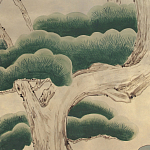 Обои ручная роспись Bamboo River Blossom Original colourway on Brushed Gold gilded paper варинант исполнения - 1 | Loft Concept в Нижнем Новгороде