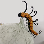 Статуэтка фантастический фрукт Exotic Tropical Fruit orange and white 67 варинант исполнения - 3 | Loft Concept в Нижнем Новгороде