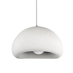 Подвесной светильник с куполообразным белым фактурным абажуром Sergey Makhno варинант исполнения - 1 | Loft Concept в Нижнем Новгороде