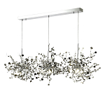 Люстра подвесная из трех частей с металлическими круглыми элементами Terzani Argent варинант исполнения - 7 | Loft Concept в Нижнем Новгороде