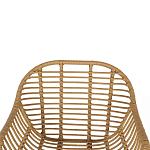 Стул с ротанговым плетением Wicker Half Chair с подлокотниками варинант исполнения - 4 | Loft Concept в Нижнем Новгороде
