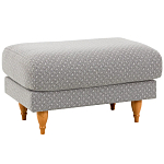 Мягкий пуф на деревянных ножках Garner Pouf Light варинант исполнения - 1 | Loft Concept в Нижнем Новгороде