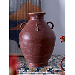 Ваза бордовая с 4-мя фактурными ручками Vase Burgundy Glaze варинант исполнения - 4 | Loft Concept в Нижнем Новгороде